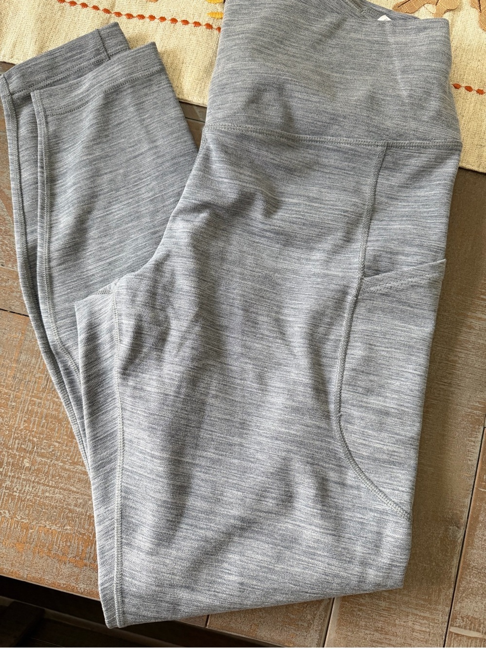 Nike Grey Heather Pocket Leggings